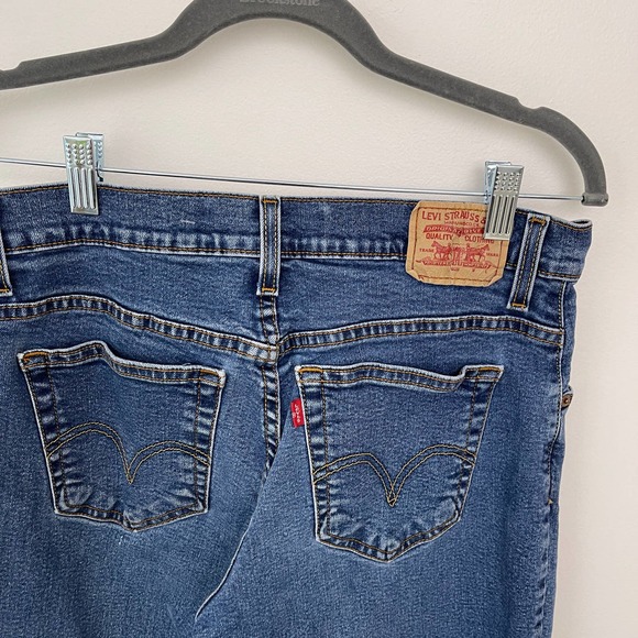Levi's 550 Classic Relaxed Fit Bootcut Jeans 12L - Picture 5 of 9